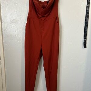 Women's Rust Jumpsuit